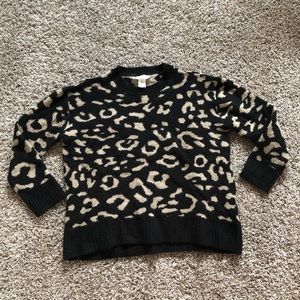 Cheetah Print Sweater